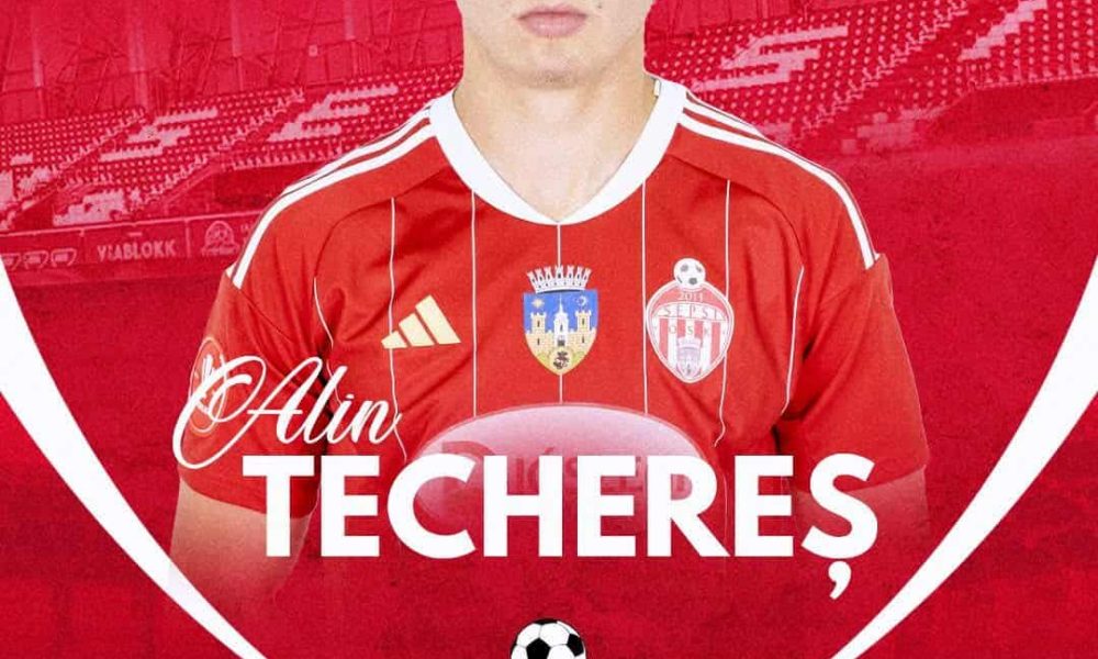 Alin Techereș, noul fundaș al echipei Sepsi OSK, vine sub formă de ...